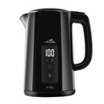 Electronice si Electrocasnice - Electrocasnice bucatarie - Preparare bauturi - Fierbatoare de apa - Fierbator electric ETA Emily 4595 90000, 2200 W, 1.5 litri, pereti dubli, afisaj LED, 40-100 °C, negru - Infinity.ro