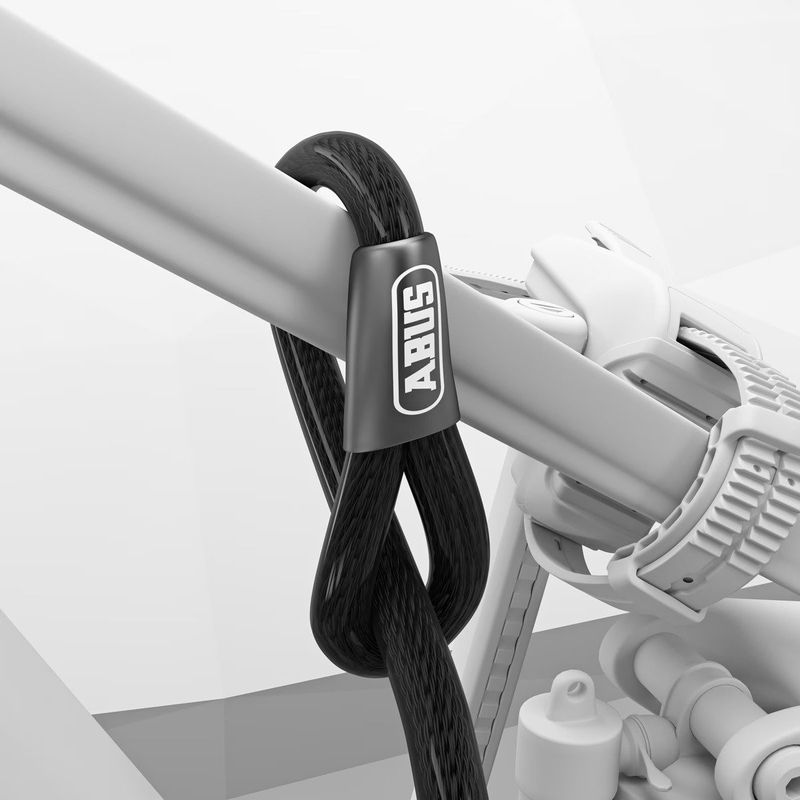Sport si Outdoor - Ciclism - Accesorii pentru biciclete - Antifurt biciclete - Lacat Thule pentru securizare bicicleta pe suport, 150cm - Infinity.ro