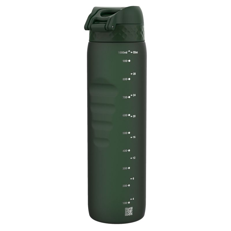 Casa si Gradina - Bucatarie si vesela - Cani si pahare - Sticle - Sticla apa, recyclon, 1L, Verde inchis - Ion8 - Infinity.ro
