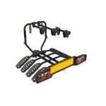 Sport si Outdoor - Ciclism - Accesorii pentru biciclete - Suporturi accesorii biciclete - Suport 4 biciclete Peruzzo Siena 668/4N cu prindere pe carligul de remorcare, Negru - Infinity.ro