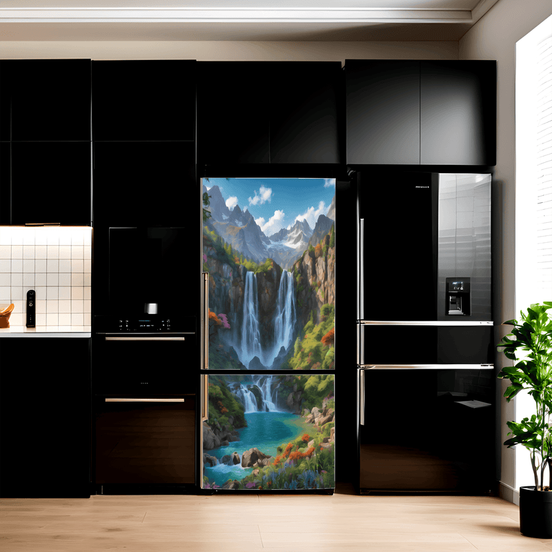 Casa si Gradina - Decoratiuni - Stickere decorative - Folie imprimata color pentru decor Frigider, dimensiune 200 x 90cm, model: AVX-FR27 - Infinity.ro