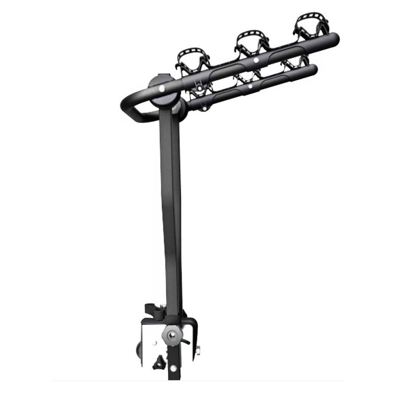 Sport si Outdoor - Ciclism - Accesorii pentru biciclete - Suporturi accesorii biciclete - Suport 3 biciclete Peruzzo Arezzo 667/3N cu prindere pe carligul de remorcare, Negru - Infinity.ro