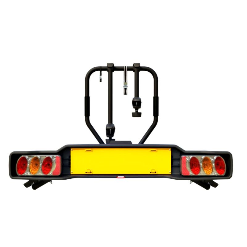 Sport si Outdoor - Ciclism - Accesorii pentru biciclete - Suporturi accesorii biciclete - Suport 3 biciclete Peruzzo Siena 668/3N cu prindere pe carligul de remorcare, Negru - Infinity.ro