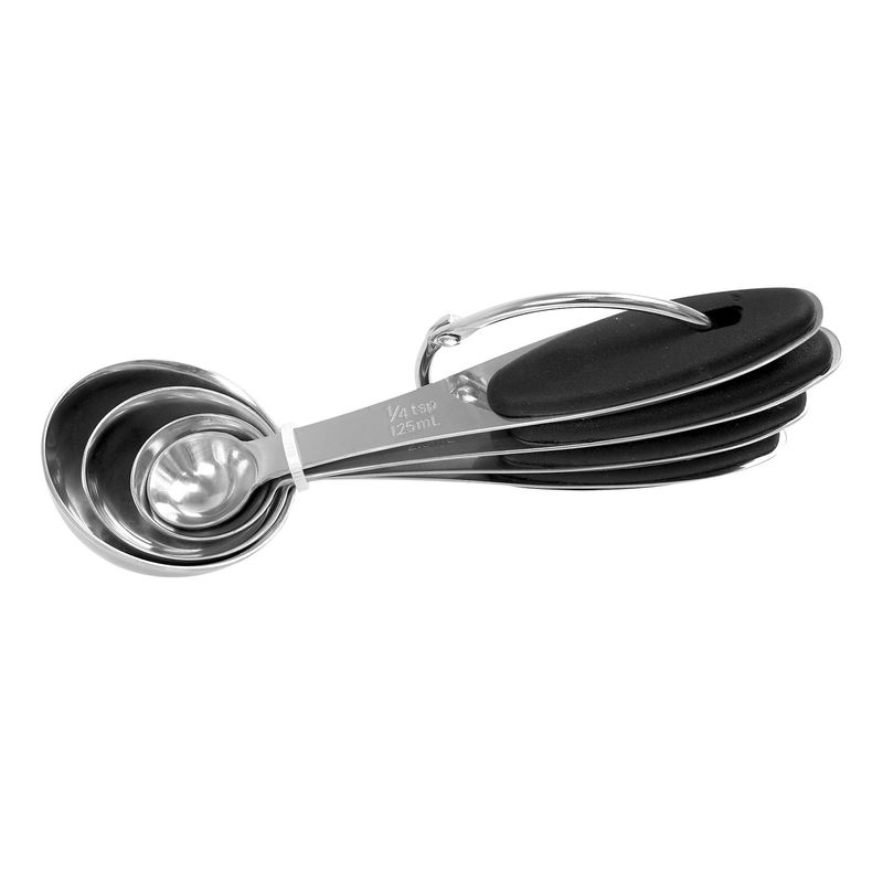 Casa si Gradina - Bucatarie si vesela - Ustensile bucatarie - Ustensile de masurat de bucatarie - Set 4 lingurite masurare ingrediente, inox - Zokura - Infinity.ro