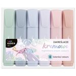 Carti si Birotica - Birotica - Instrumente de scris - Markere si carioci - Set 6 evidentiatoare, Kidea ZK6KA - Infinity.ro