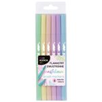 Carti si Birotica - Birotica - Instrumente de scris - Markere si carioci - Set 6 carioci pastelate, cu doua capete, Kidea FDPBB6KA - Infinity.ro