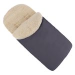 Sport si Outdoor/Camping/Saci de dormit - Sac de iarna de lana impermeabil Nativo Winter 85x40 cm Grafit - Infinity.ro