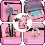 Carti si Birotica - Rechizite - Rucsacuri si genti scolare - Ghiozdan pentru Copii, Impermeabil, Port USB, 30 x 14 x 47 cm, Roz cu Rola Hartie Auto-Adeziva si Decupabila pentru Desenat, 3 m - Infinity.ro