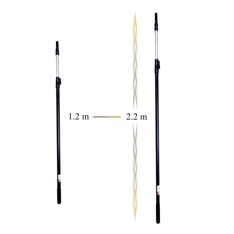 Casa si Gradina - Constructii - Vopsea si tencuieli - Unelte de vopsit si tencuit - Set gletiera profesionala, inox, 80 cm x 0.3 mm, suport, maner prelungitor 1.2-2.2 m, Ergoplast - Infinity.ro