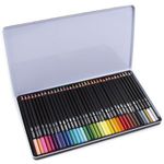 Carti si Birotica - Birotica - Instrumente de scris - Creioane - Set 36 creioane triunghiulare frumoase pentru copii, cutie metal, Kidea, multicolore - Infinity.ro