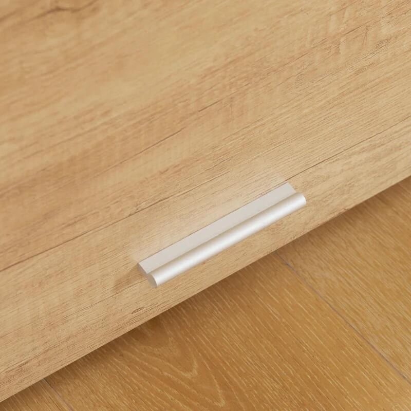 Casa si Gradina - Mobilier - Organizare si depozitare - Cuiere - Set mobilier hol, pal, cu pantofar, cuier, oglinda, natur, 3 piese - Infinity.ro