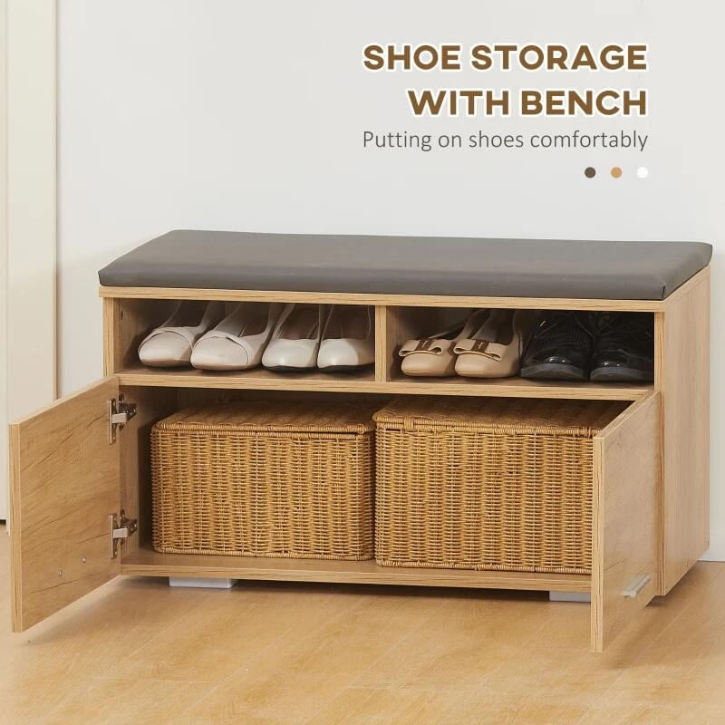 Casa si Gradina - Mobilier - Organizare si depozitare - Cuiere - Set mobilier hol, pal, cu pantofar, cuier, oglinda, natur, 3 piese - Infinity.ro