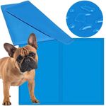 Petshop - Accesorii petshop - Culcusuri si custi - Culcusuri si saltele - Covoras cu efect de racire pentru caine/pisica, impermeabil, albastru, marime M, 40x30 cm, Springos - Infinity.ro