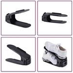 Casa si Gradina - Mobilier - Organizare si depozitare - Organizator incaltaminte - Set 10 buc, Organizator, Suport pentru Incaltaminte, Reglabil 3 Pozitii, 6×25.5×11/17 cm, Negru - Infinity.ro