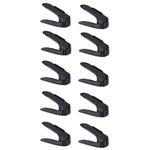 Casa si Gradina - Mobilier - Organizare si depozitare - Organizator incaltaminte - Set 10 buc, Organizator, Suport pentru Incaltaminte, Reglabil 3 Pozitii, 6×25.5×11/17 cm, Negru - Infinity.ro