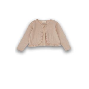 Bolero cu volanase, Bimbalina, fetite, 20837-2, Crem, 140 cm