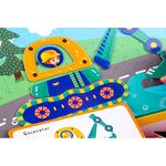 Jucarii, Copii si Bebe - Jucarii si jocuri - Jucarii & jocuri educative - Jocuri si jucarii educative - Joc educativ cu piese puzzle magnetice, vehicule, 7Toys - Infinity.ro