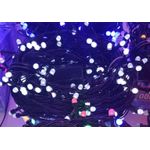 Casa si Gradina - Decoratiuni - Decoratiuni de sezon - Instalatie de Craciun, 10 m, Liniara, Alb Rece, 100 leduri q8, SDX, 8047W, fir negru / ghirlanda - Infinity.ro