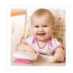 Jucarii, Copii si Bebe - Hrana si alaptare - Biberoane, suzete si accesorii hranire - Articole hranire bebelusi - Placa pentru fixare farfurie/pahar BabyJem (Culoare: Bleu) - Infinity.ro