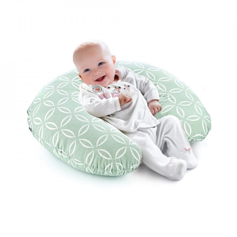 Jucarii, Copii si Bebe - Maternitate - Accesorii alaptare - Perna pentru alaptat 2 in 1 Nursing Pillow, BabyJem (Culoare: Bleu) - Infinity.ro