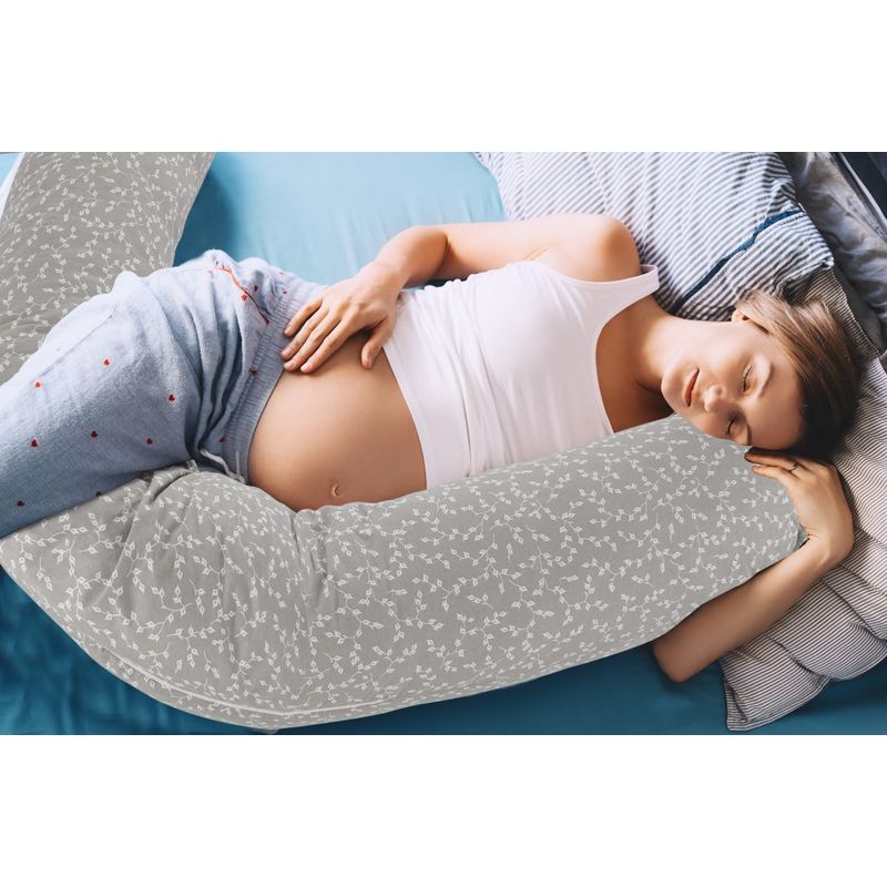Jucarii, Copii si Bebe - Maternitate - Accesorii alaptare - Perna multifunctionala pentru mamici si bebelusi BabyJem (Culoare: Somon) - Infinity.ro