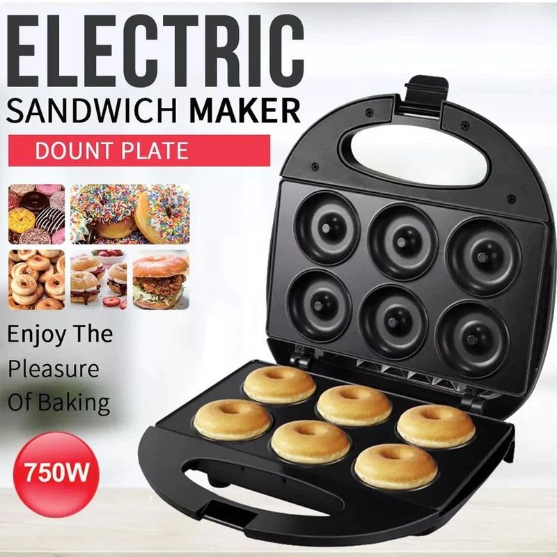 Electronice si Electrocasnice - Electrocasnice bucatarie - Aparate de gatit & desert - Aparate de preparat desert - Aparat electric pentru preparat gogosi - Donut maker SONIFER SF-6066 750W - Infinity.ro
