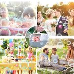 Jucarii, Copii si Bebe - Jucarii si jocuri - Jucarii & jocuri educative - Jucarii interactive - Aparat automat de facut baloane de sapun, portabila, pentru petreceri, rincarcabila, alb-albastru - Infinity.ro