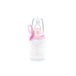 Jucarii, Copii si Bebe - Hrana si alaptare - Biberoane, suzete si accesorii hranire - Biberoane, tetine si accesorii - Husa pentru mini sticle BabyJem (Culoare: Roz) - Infinity.ro