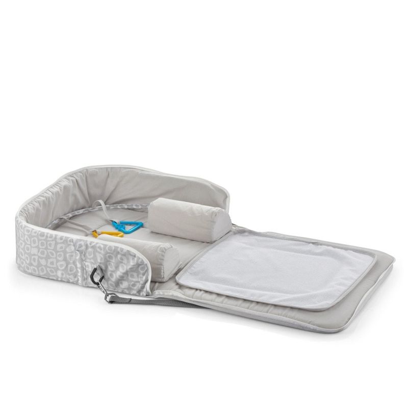 Jucarii, Copii si Bebe - Maternitate - Genti bebelusi - Geanta multifunctionala 3 in 1, BabyJem, 60x100 cm (Culoare: Gri) - Infinity.ro