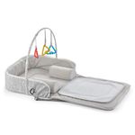 Jucarii, Copii si Bebe - Maternitate - Genti bebelusi - Geanta multifunctionala 3 in 1, BabyJem, 60x100 cm (Culoare: Gri) - Infinity.ro