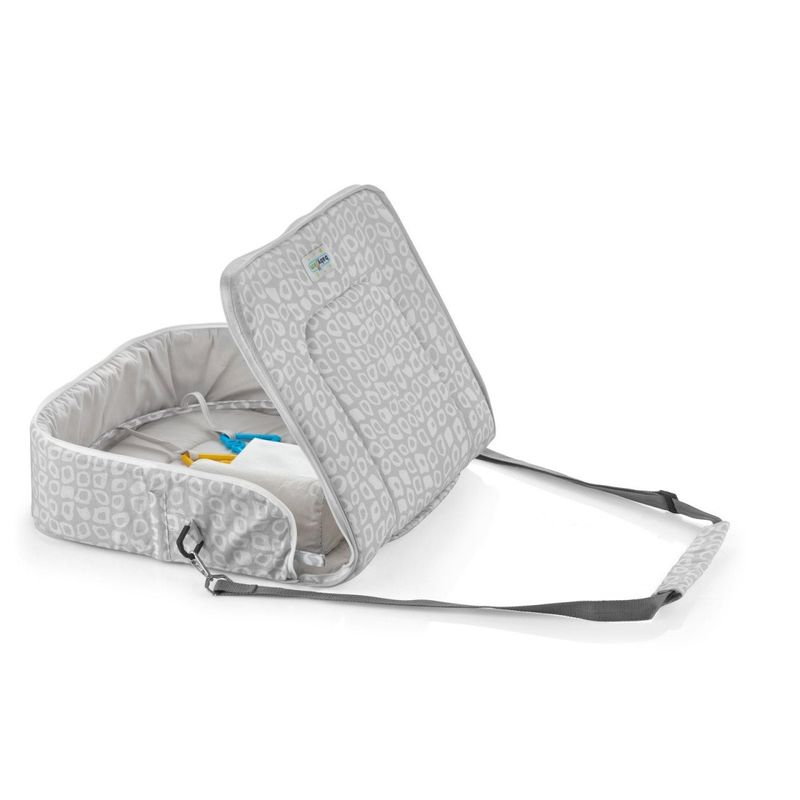 Jucarii, Copii si Bebe - Maternitate - Genti bebelusi - Geanta multifunctionala 3 in 1, BabyJem, 60x100 cm (Culoare: Gri) - Infinity.ro
