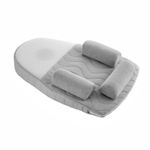 Casa si Gradina - Mobilier - Mobilier copii - Saltele patut copii - Salteluta plan inclinat si saculet cu samburi de cirese BabyJem Velvet (Culoare: Gri) - Infinity.ro