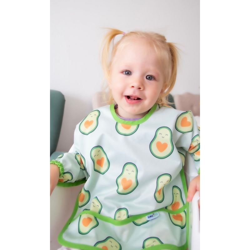 Jucarii, Copii si Bebe - Hrana si alaptare - Biberoane, suzete si accesorii hranire - Articole hranire bebelusi - Sort cu maneci pentru activitati BLW, BabyJem, 33x74 cm (Model: Alfabet) - Infinity.ro