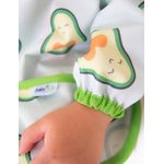 Jucarii, Copii si Bebe - Hrana si alaptare - Biberoane, suzete si accesorii hranire - Articole hranire bebelusi - Sort cu maneci pentru activitati BLW, BabyJem, 33x74 cm (Model: Alfabet) - Infinity.ro