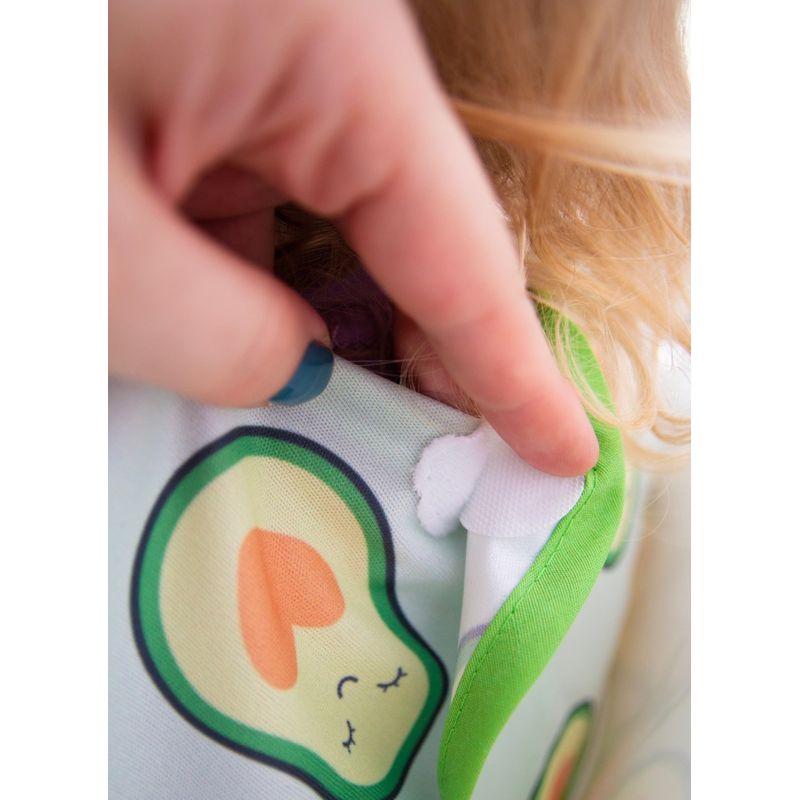 Jucarii, Copii si Bebe - Hrana si alaptare - Biberoane, suzete si accesorii hranire - Articole hranire bebelusi - Sort cu maneci pentru activitati BLW, BabyJem, 33x74 cm (Model: Alfabet) - Infinity.ro