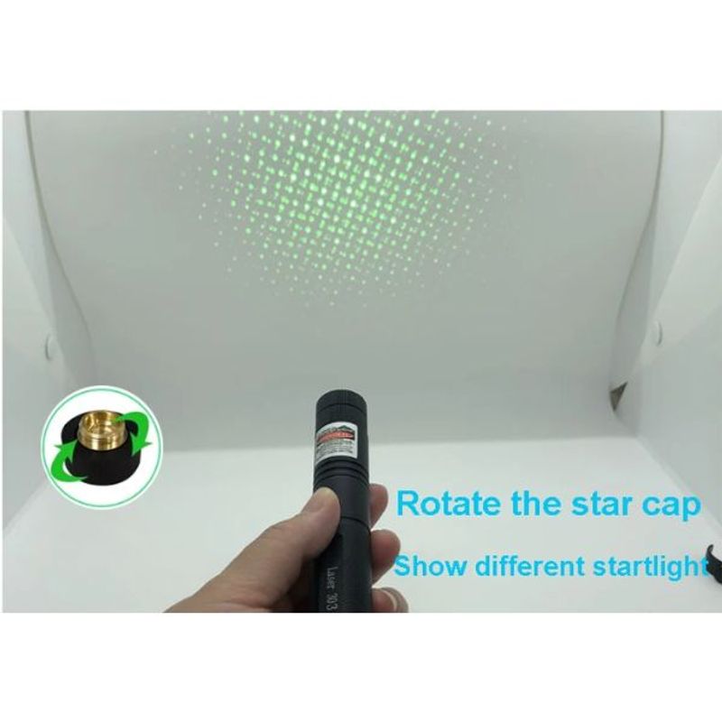 Casa si Gradina - Corpuri si surse de iluminat - Iluminat exterior - Lanterne - Laser pointer verde pentru prezentari,Putere < 10.000 MW - Negru - Infinity.ro
