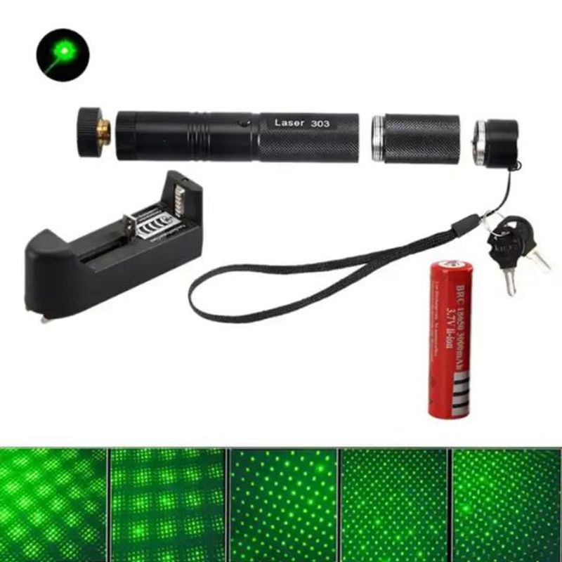 Casa si Gradina - Corpuri si surse de iluminat - Iluminat exterior - Lanterne - Laser pointer verde pentru prezentari,Putere < 10.000 MW - Negru - Infinity.ro