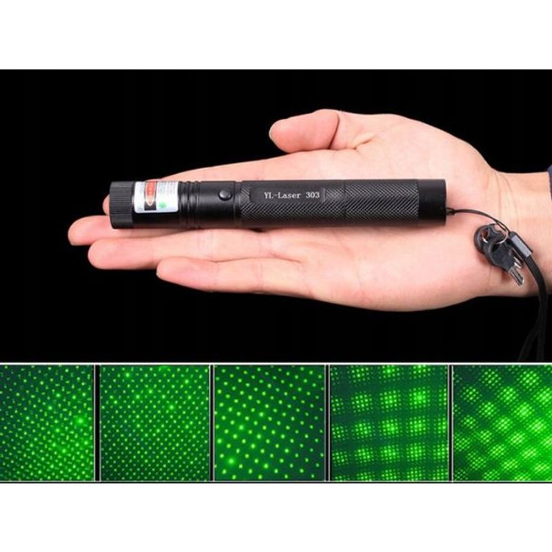 Casa si Gradina - Corpuri si surse de iluminat - Iluminat exterior - Lanterne - Laser pointer verde pentru prezentari,Putere < 10.000 MW - Negru - Infinity.ro