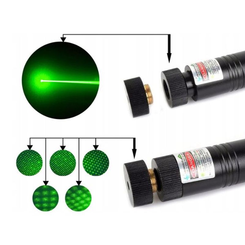 Casa si Gradina - Corpuri si surse de iluminat - Iluminat exterior - Lanterne - Laser pointer verde pentru prezentari,Putere < 10.000 MW - Negru - Infinity.ro