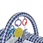 Casa si Gradina - Mobilier - Mobilier copii - Saltele patut copii - Salteluta BabyNest cu bara jucarii Between parents (Culoare: Turcoaz) - Infinity.ro