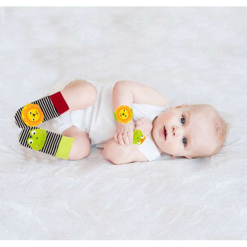 Jucarii, Copii si Bebe - Jucarii si jocuri - Jucarii bebelusi - Jucarii zornaitoare - Set de 4 zornaitori BabyJem - Infinity.ro