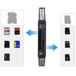 TV, Audio-Video si Foto - Aparate foto si accesorii - Accesorii foto si video - Card reader - Cititor de Carduri de memorie SD, MicroSD/TF cu USB, USB Type-C 3.1, Micro USB - Alb - Infinity.ro