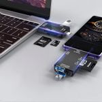 TV, Audio-Video si Foto - Aparate foto si accesorii - Accesorii foto si video - Card reader - Cititor de Carduri de memorie SD, MicroSD/TF cu USB, USB Type-C 3.1, Micro USB - Alb - Infinity.ro