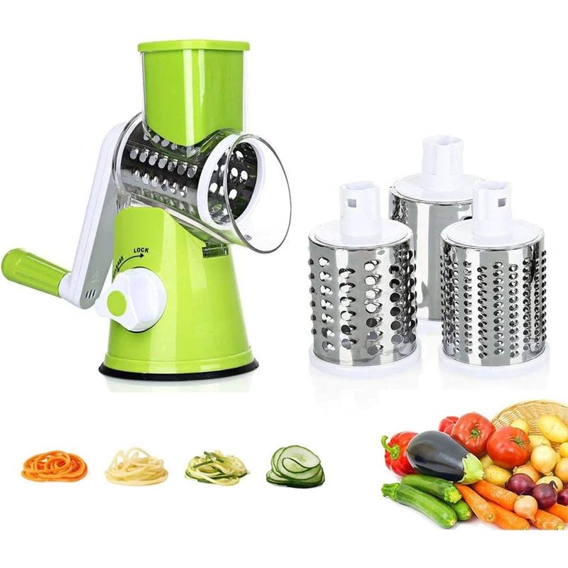 Casa si Gradina - Bucatarie si vesela - Ustensile bucatarie - Razatori si curatatoare - Razatoare de masa 3 in 1, manuala, pentru fructe si legume - Infinity.ro