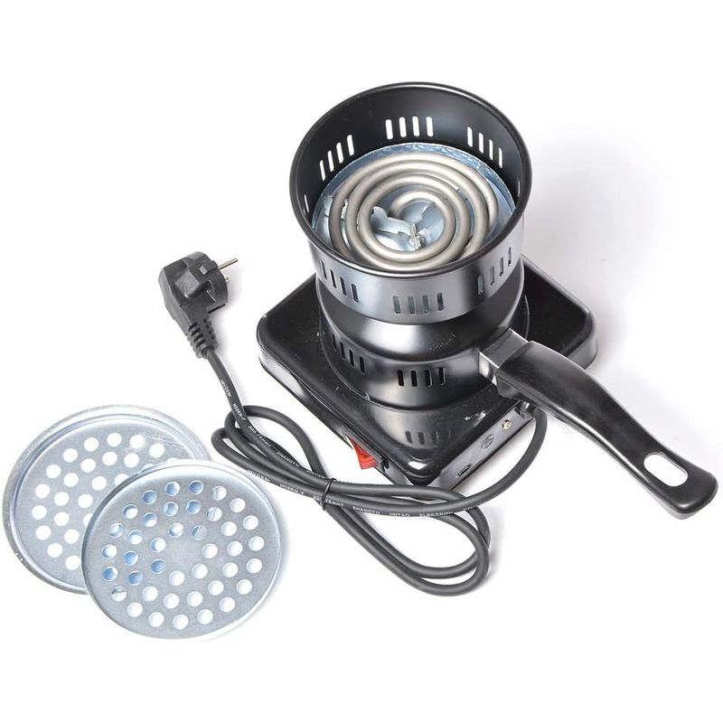 Electronice si Electrocasnice - Aragazuri, cuptoare si hote - Plite incorporabile - Plite electrice - Plita electrica pentru aprinderea carbunilor de narghilea si nu numai 450W - Aprinzator carbuni - Infinity.ro