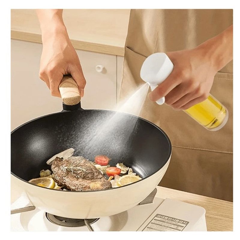 Casa si Gradina - Bucatarie si vesela - Ustensile bucatarie - Oliviere - Oliviera tip spray, 200ml utilizat pentru ulei, otet sau alte lichide, Negru - Infinity.ro