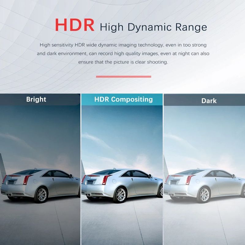 Auto si Moto - Electronice auto - Camere auto si DVR - Camera Tripla Auto DVR, Display 4", Full HD 1080p, Unghi de 170°, Negru - Infinity.ro