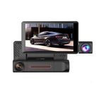 Auto si Moto - Electronice auto - Camere auto si DVR - Camera Tripla Auto DVR, Display 4", Full HD 1080p, Unghi de 170°, Negru - Infinity.ro