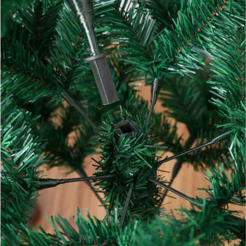 Casa si Gradina - Decoratiuni - Decoratiuni de sezon - Set Brad Artificial de Craciun cu 48 Accesorii, Inclusiv Instalatie 100 LED-uri de 4m, 1.8m Inaltime, Verde - Infinity.ro