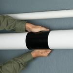 Carti si Birotica - Birotica - Accesorii de birou - Benzi adezive - Banda adeziva Fast Tape, rezistenta la apa, pentru reparatii tevi, acoperisuri, 20cm latime, 1.52m lungime, negru - Infinity.ro